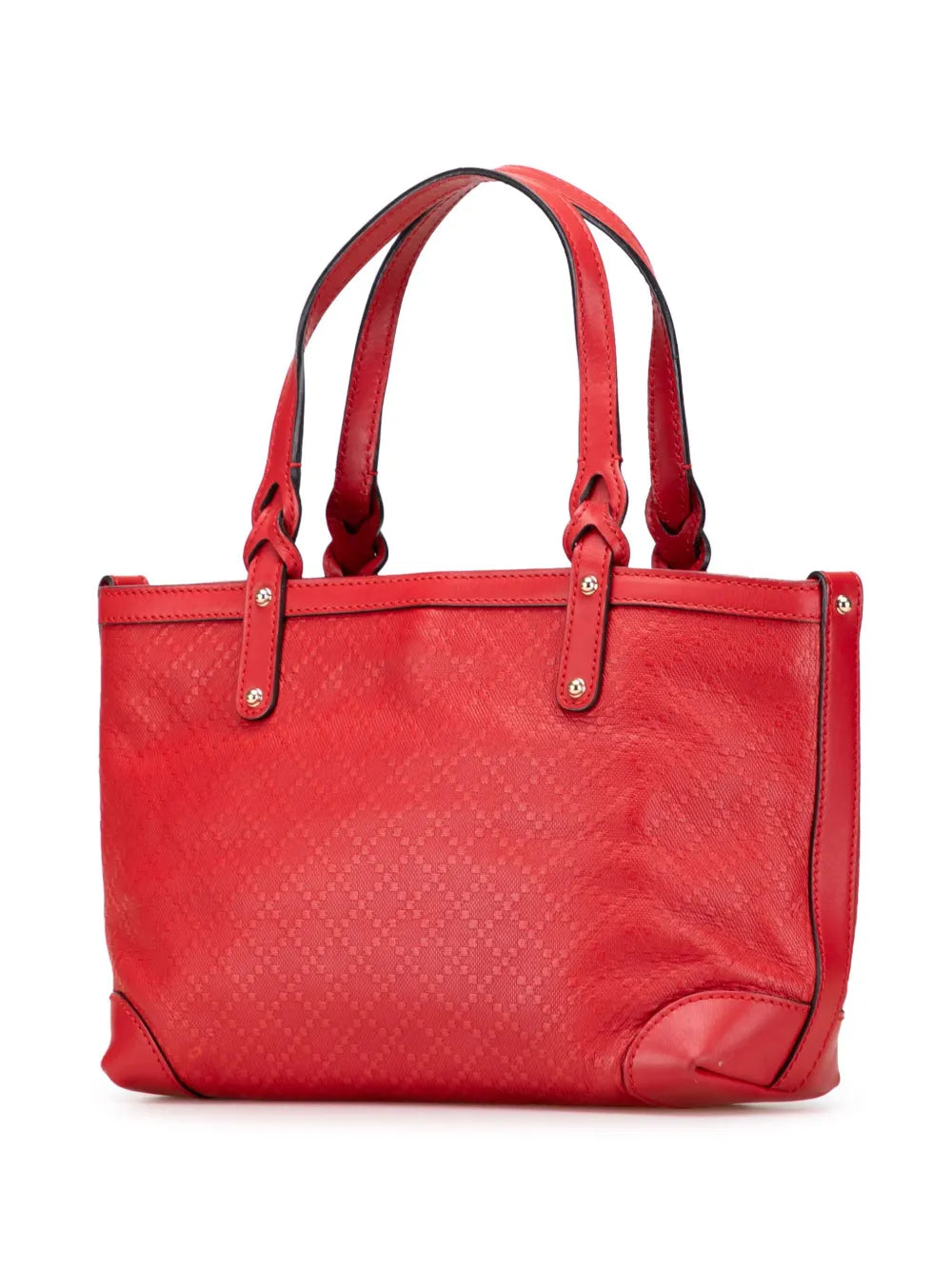 Pre-OwnedGucci Pre-Owned2016-2025 Small Diamante Leather Craft tote bag