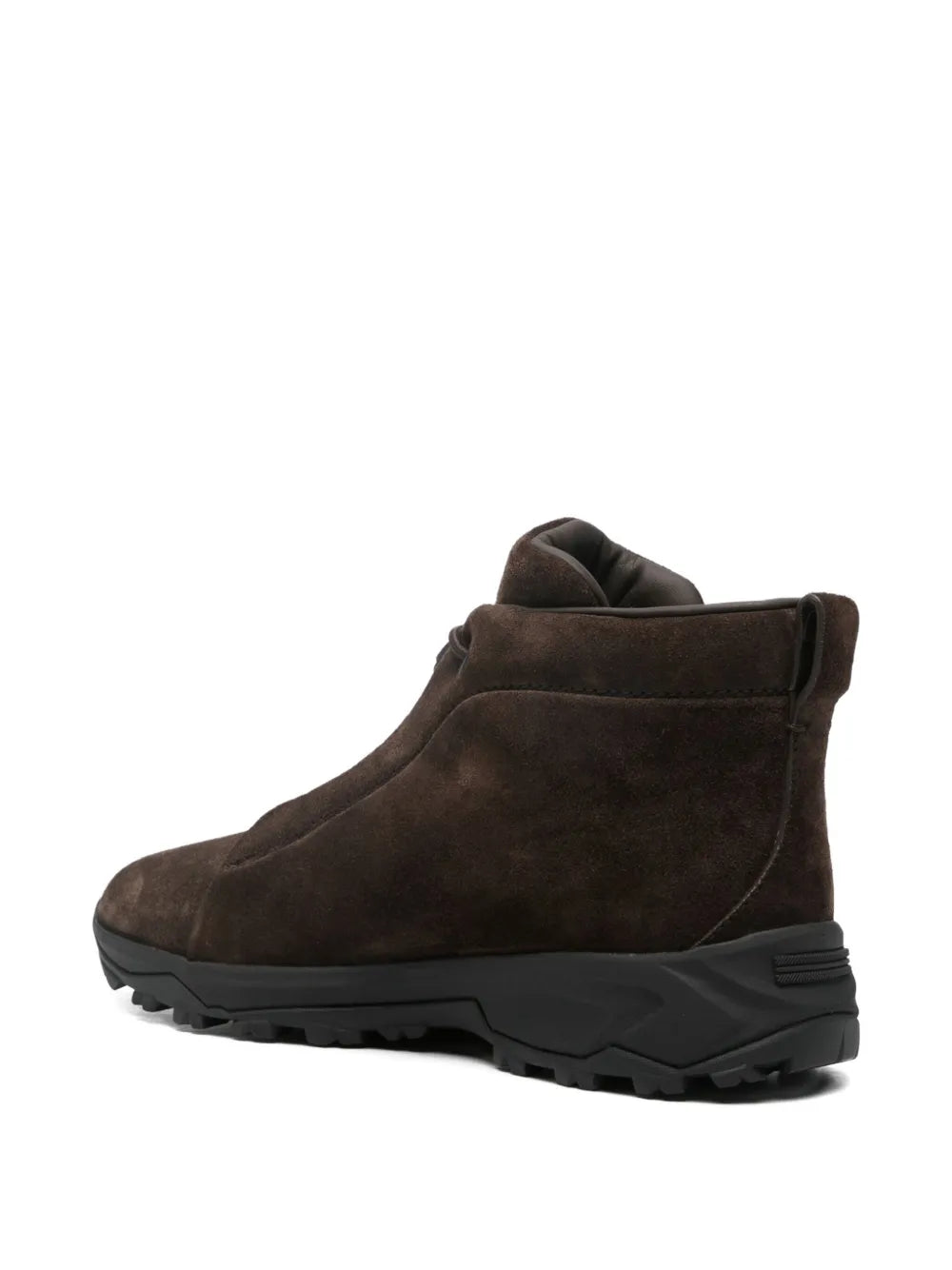 Zegna Drawstring Suede Sneakers