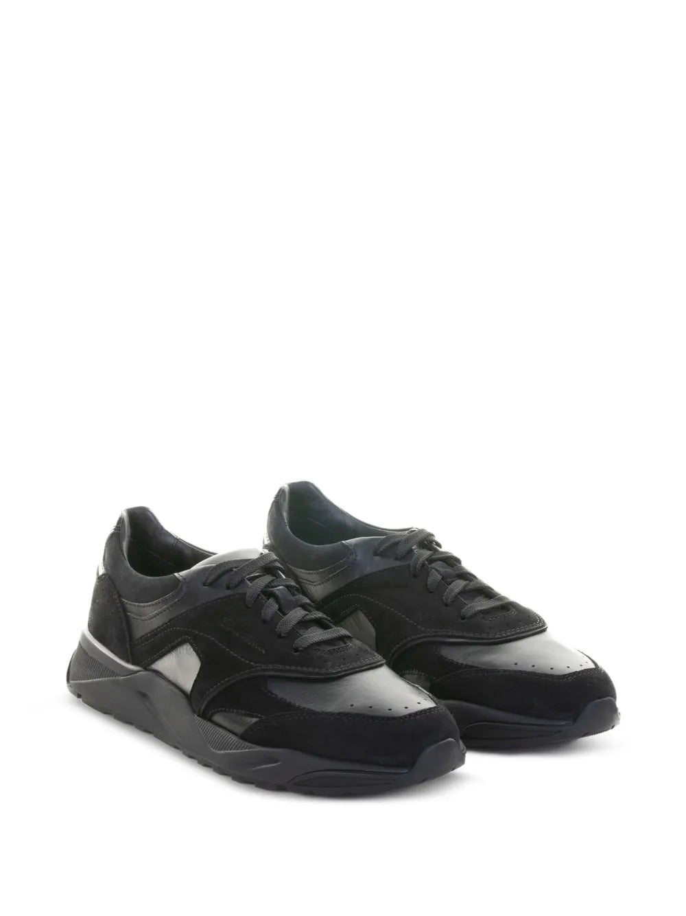 Santoni Leather Sneakers