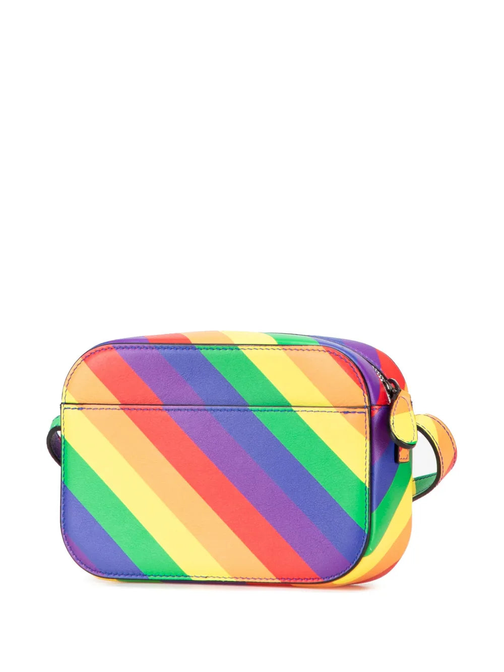 Pre-OwnedBalenciaga Pre-Owned2019 XS Leather Rainbow Logo Ville Camera Bag crossbody bag