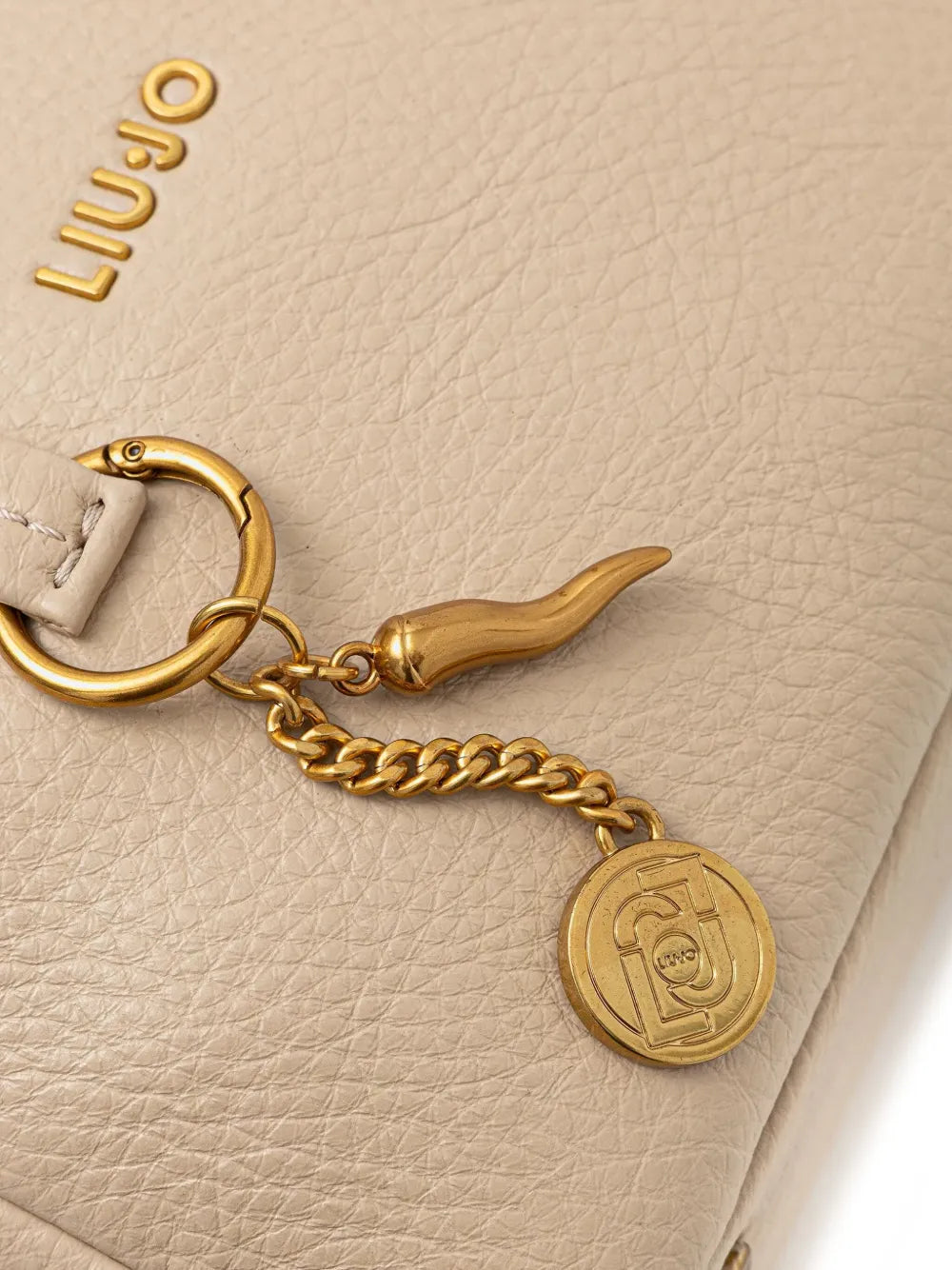LIU JOtop-handle charm-detail satchel
