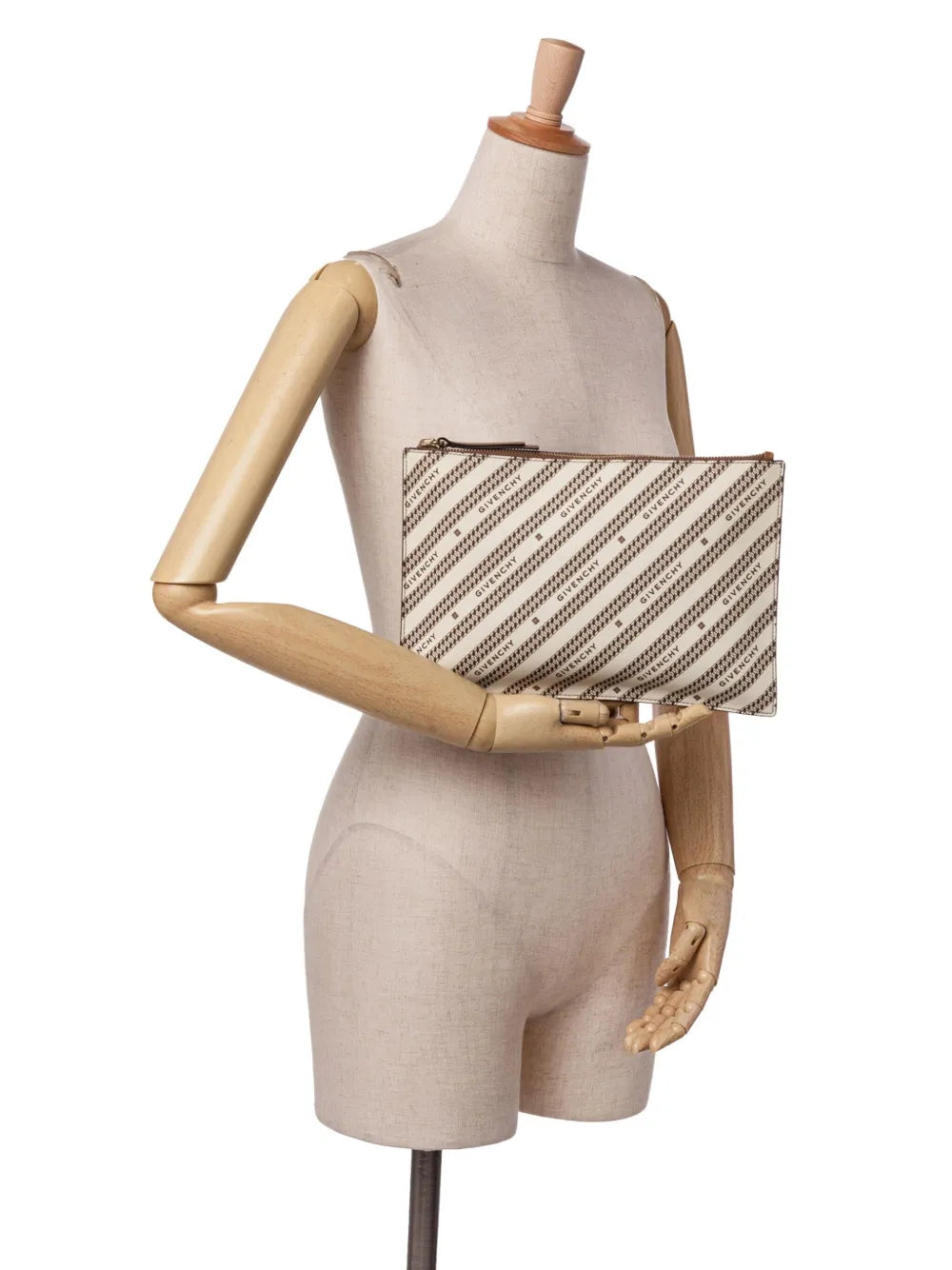 Pre-OwnedGivenchy Pre-Owned2000-2025 Canvas Logo clutch bag