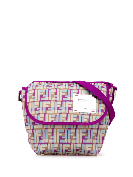 Pre-OwnedFendi Pre-Owned20th Century Zucca Nylon crossbody bag