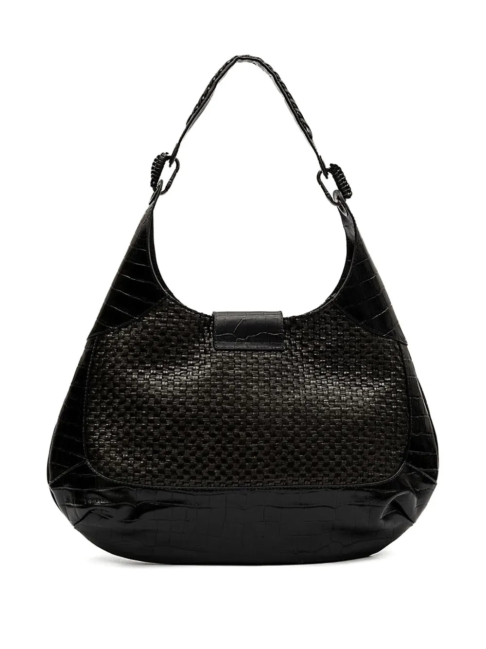 IslaMoon woven embossed shoulder bag