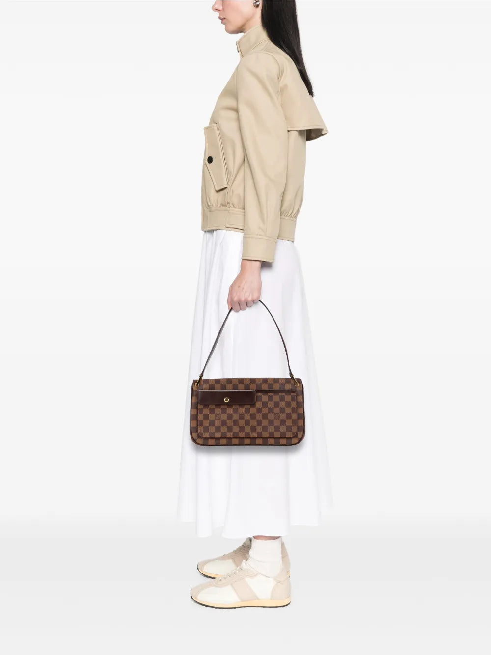 Pre-OwnedLouis Vuitton Pre-Owned2000-2010 Damier Ebene Aubagne shoulder bag