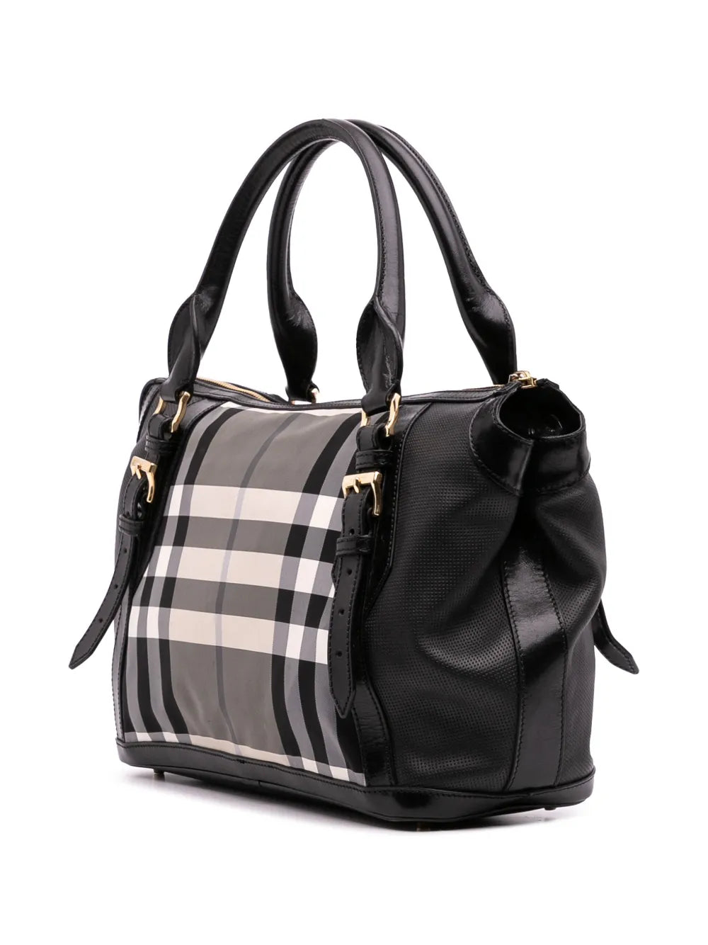Pre-OwnedBurberry Pre-Owned2000-2017 Beat Check Nylon Ellers satchel