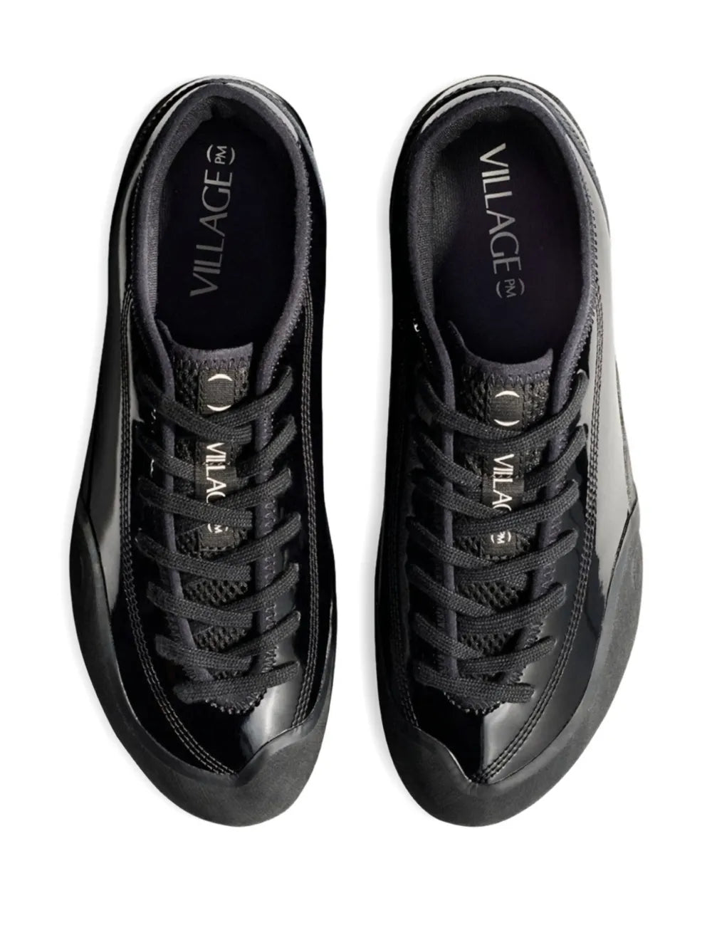 Village Pm Gloss Lace-Up Trainers