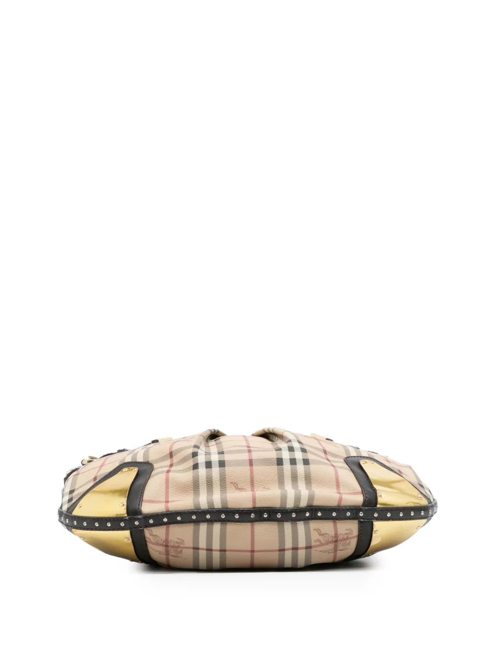 Pre-OwnedBurberry Pre-Owned2000-2017 Haymarket Check Coated Canvas hobo bag