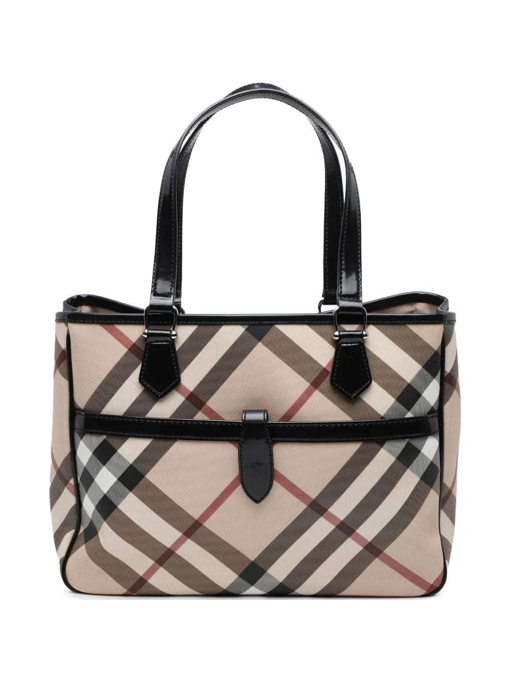 Pre-OwnedBurberry Pre-Owned2000-2017 Supernova Check Coated Canvas tote bag