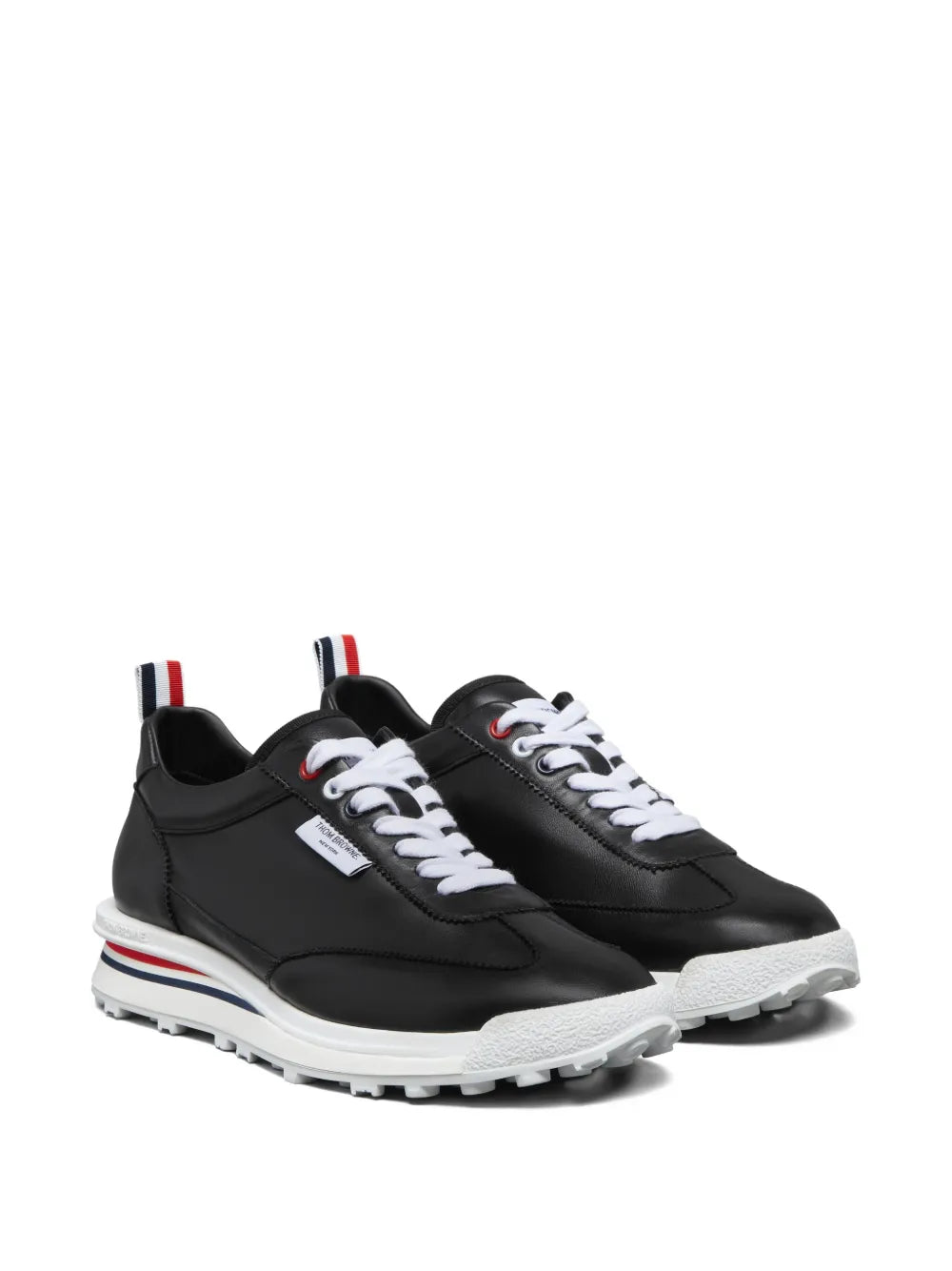 Thom Browne Lace-Up Leather Sneakers