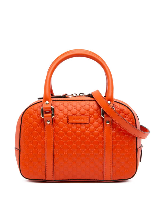 Pre-OwnedGucci Pre-Owned2016-2025 Small Microguccissima Bree satchel