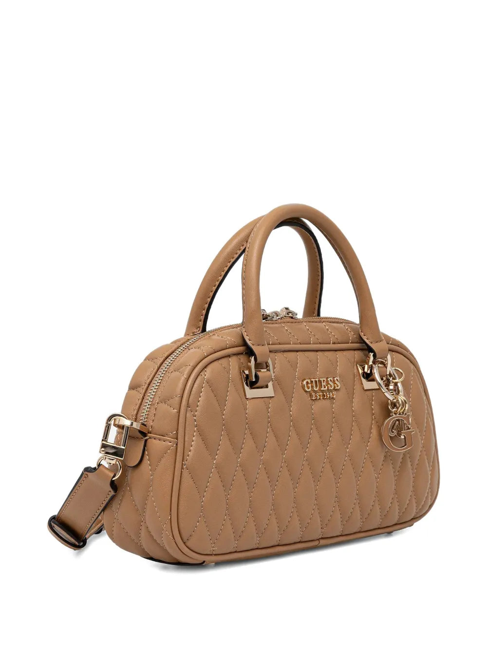GUESS USAValla quilted charm tote bag