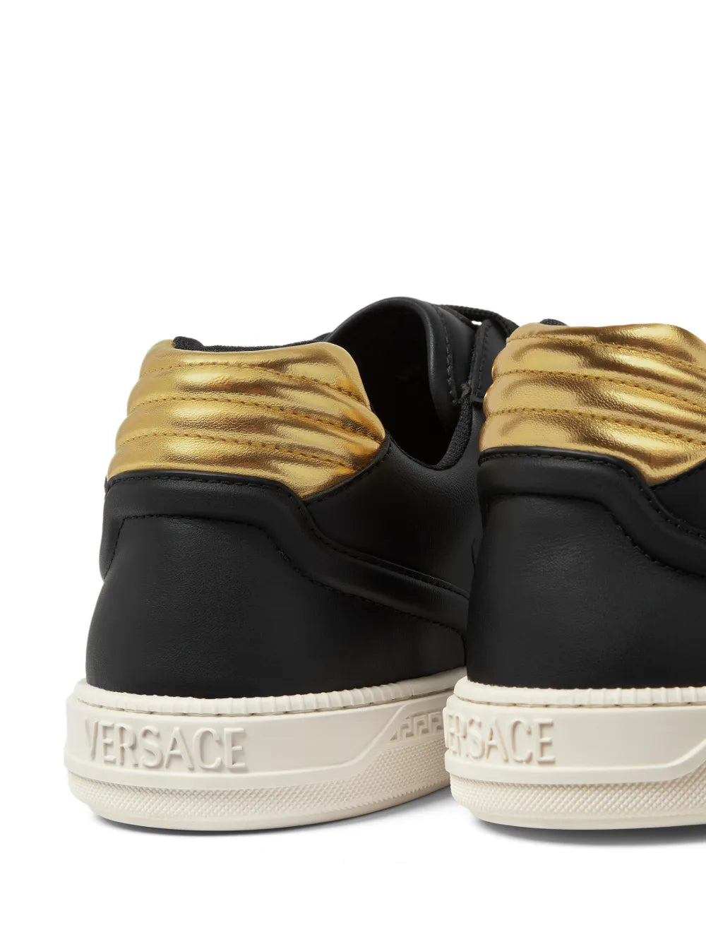Versace Logo-Plaque Lace-Up Sneakers