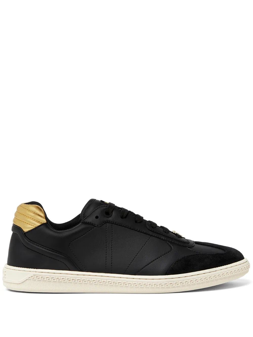 Versace Logo-Plaque Lace-Up Sneakers