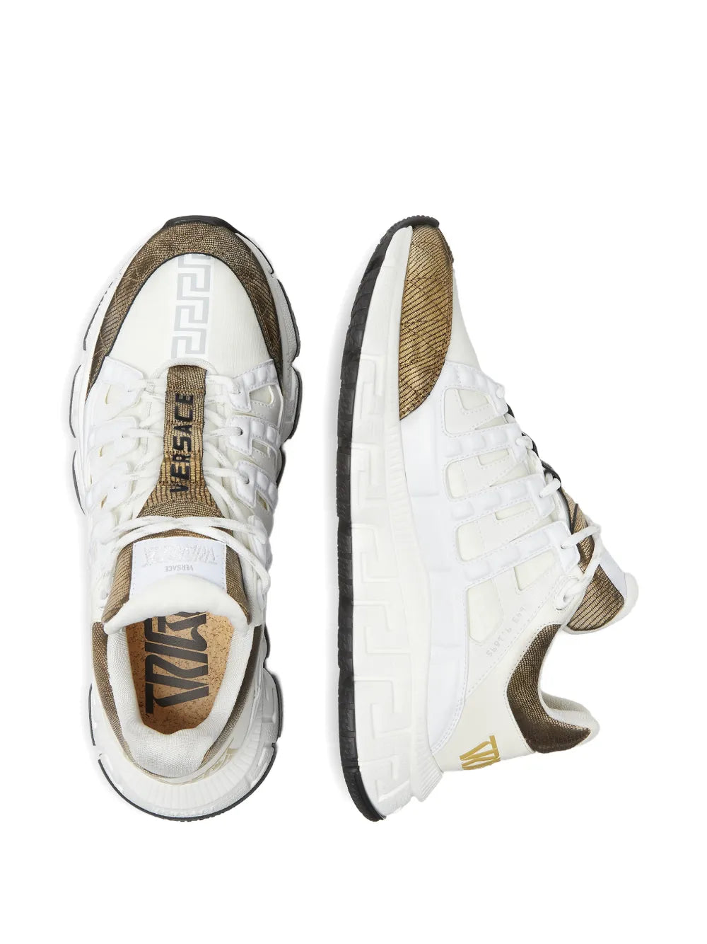 Versace Logo Lace-Up Sneakers