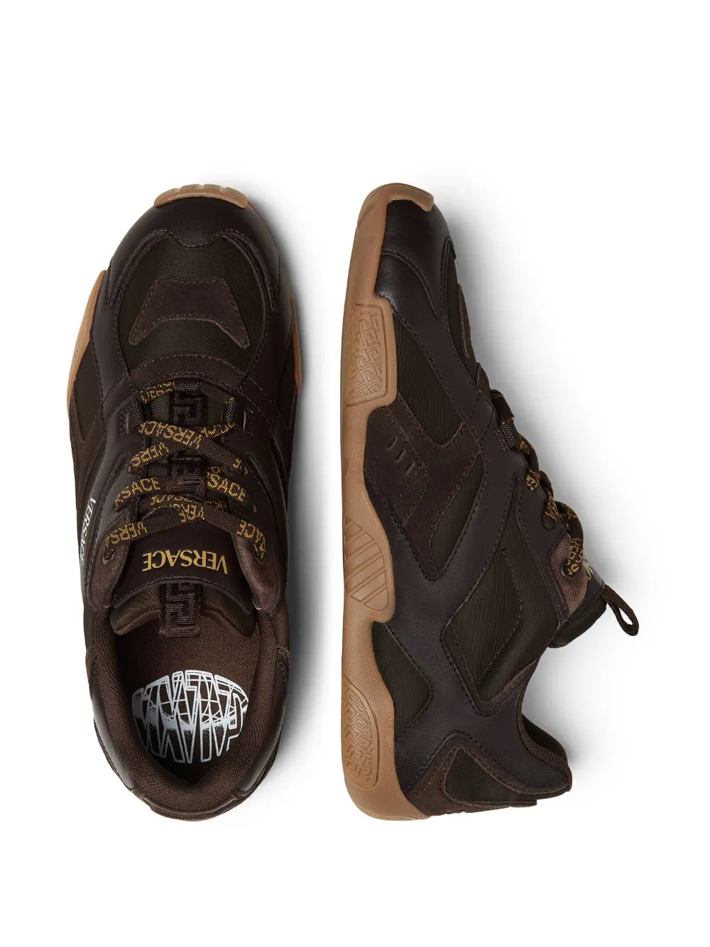 Versace Galaxia Leather Sneakers