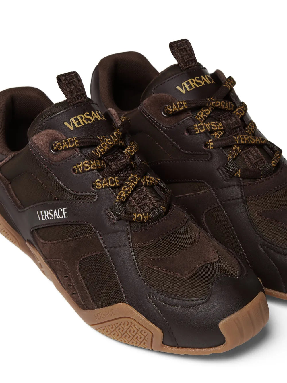 Versace Galaxia Leather Sneakers