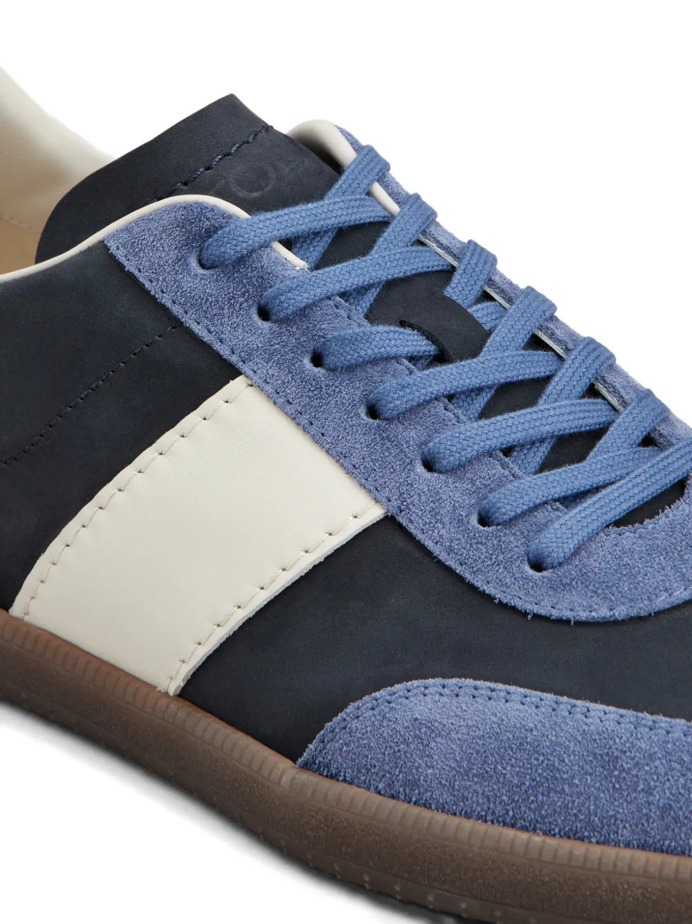 Tod'S Lece-Up Stripe-Panel Sneakers