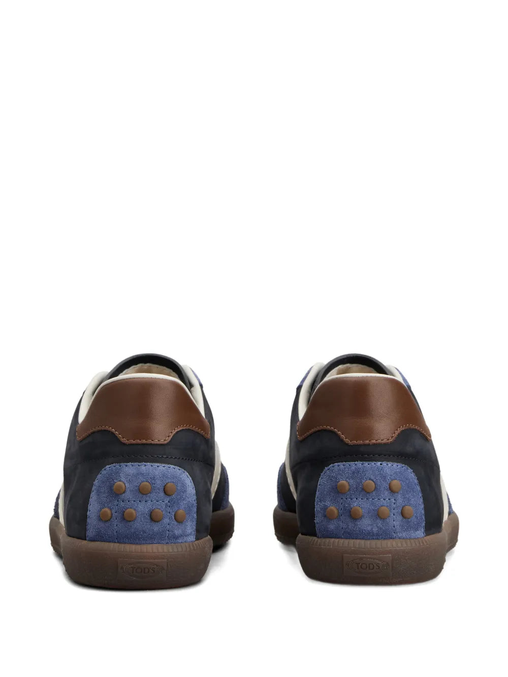 Tod'S Lece-Up Stripe-Panel Sneakers