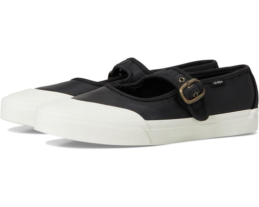Unisex Vans Mary Jane Leather Black/White