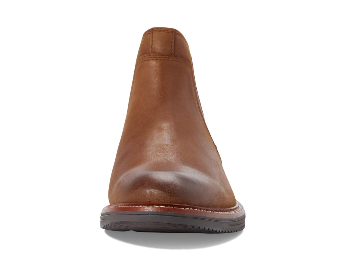 Men's Johnston & Murphy Upton Chelsea Brown Oiled Full Grain