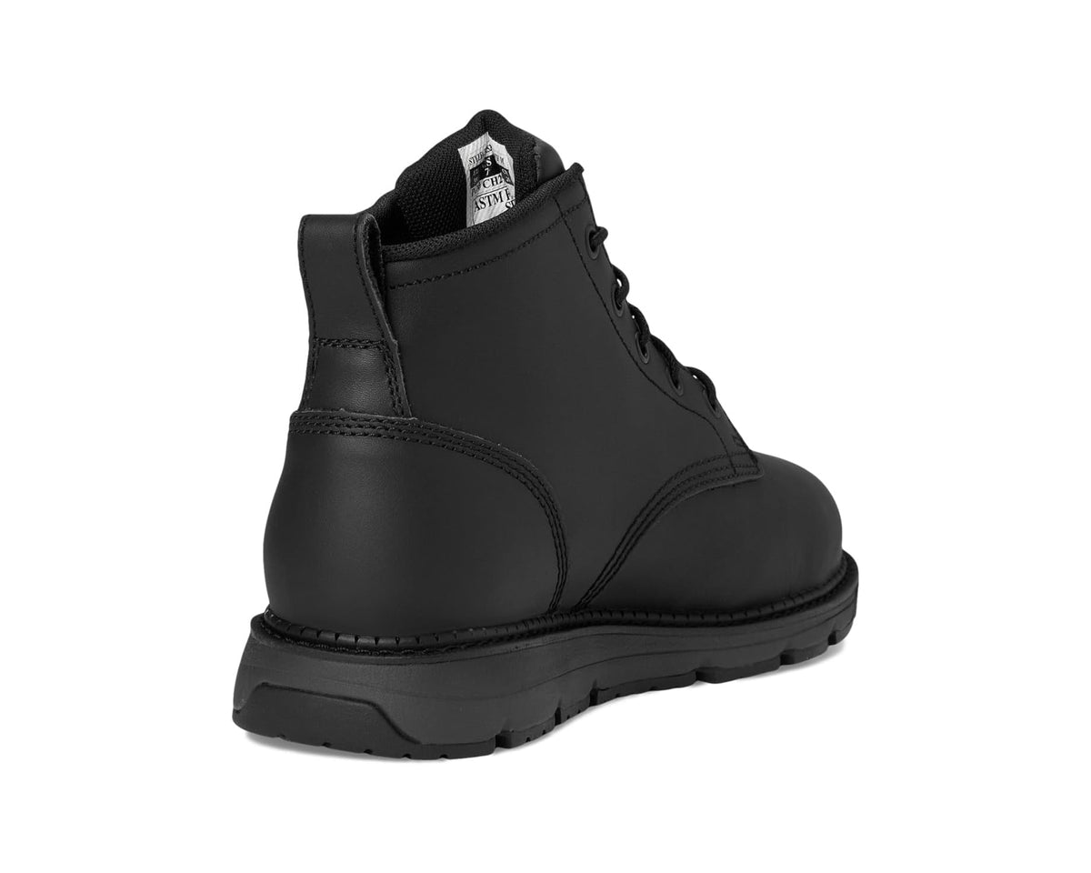 Men's Carhartt Millbrook Waterproof 5 Steel Toe Wedge Work Boot Black Oil Tanned