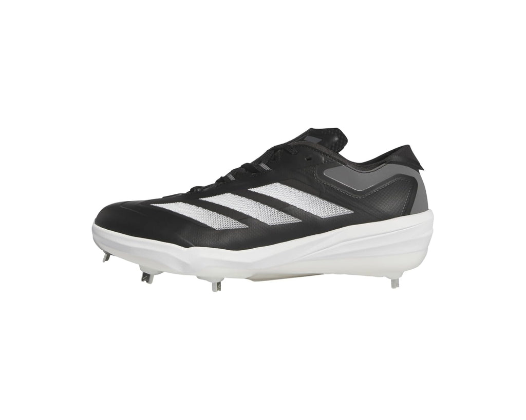 Men's adidas Adizero Impact Baseball Cleats Black/White/Team Grey