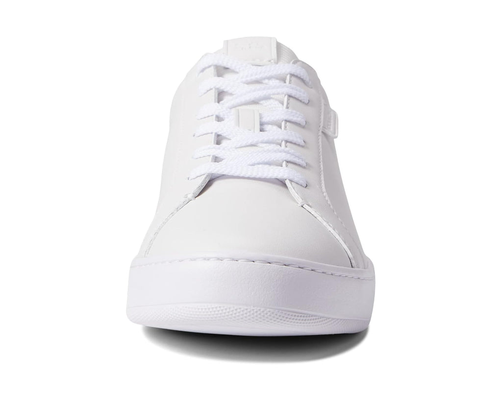 Men's COACH Lowline Leather Low Top Optic White