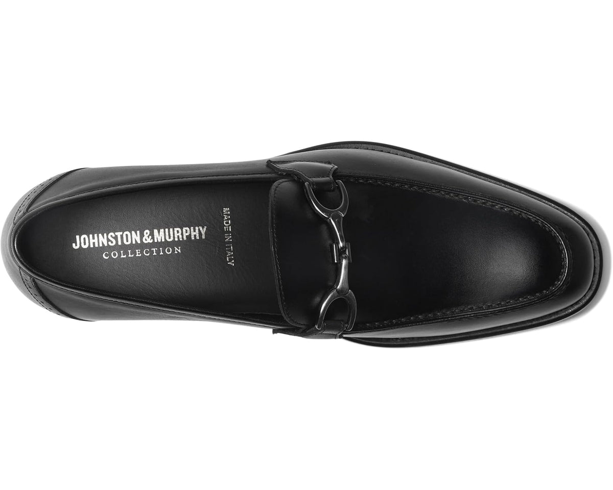 Men's Johnston & Murphy Collection Ellsworth Bit Black Italian Calfskin