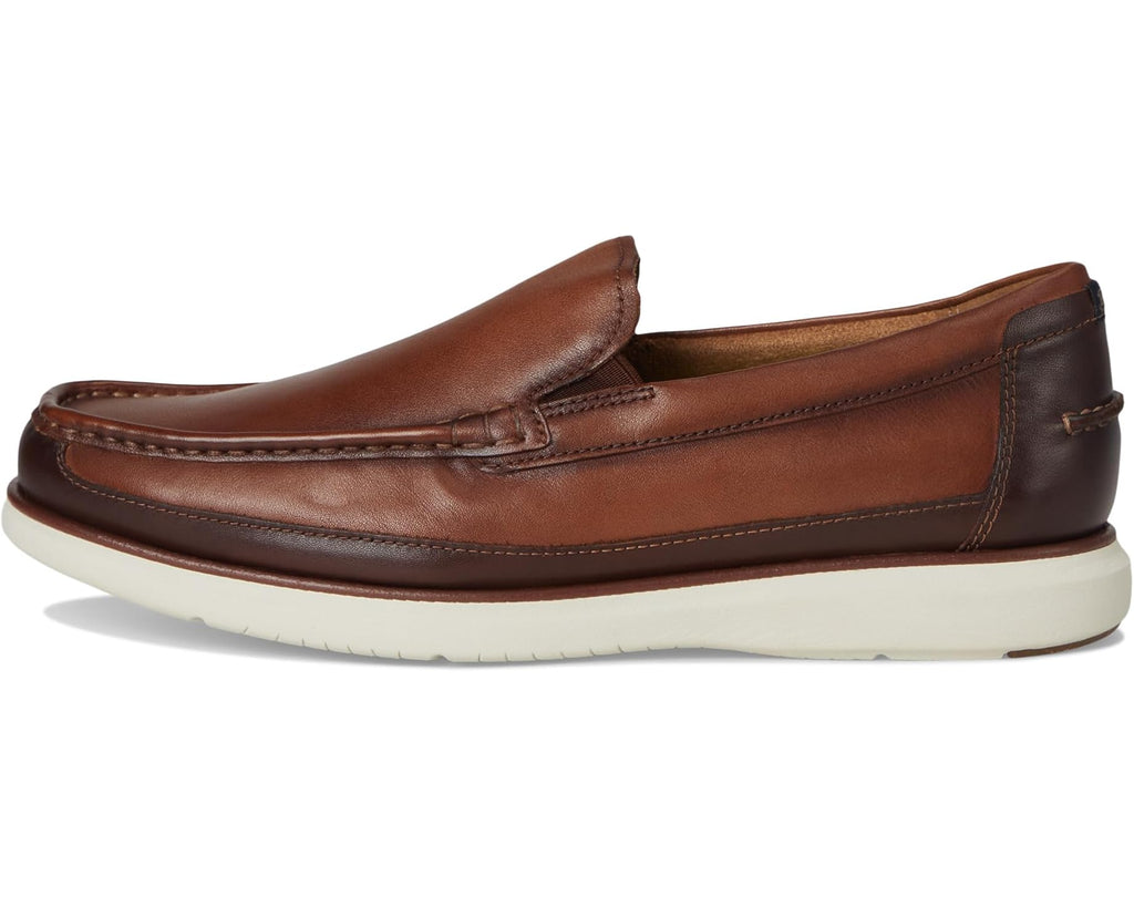 Men's Florsheim Tropics Moc Toe Venetian Slip-On Cognac Multi