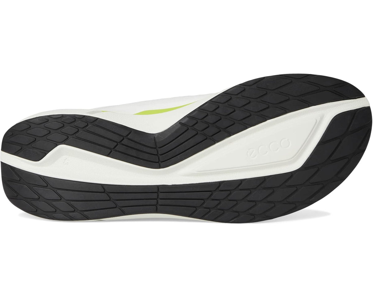 Men's ECCO Sport Biom 2.2 Textile Cross Trainer White/Lime Punch
