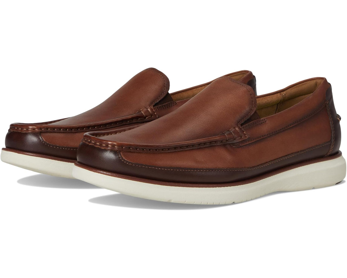 Men's Florsheim Tropics Moc Toe Venetian Slip-On Cognac Multi