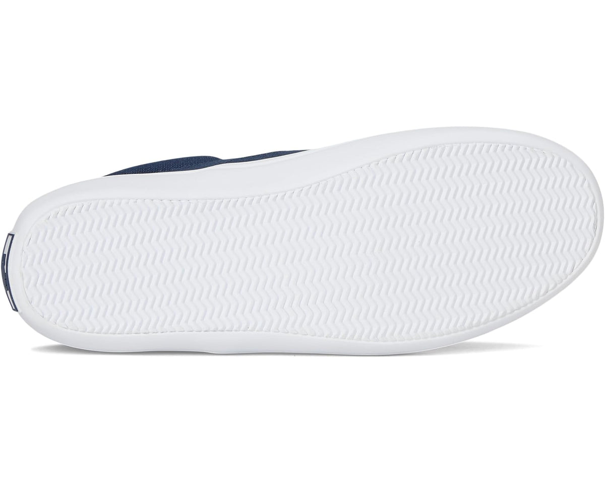Men's Lacoste Slip-On Base Sneakers Navy/White