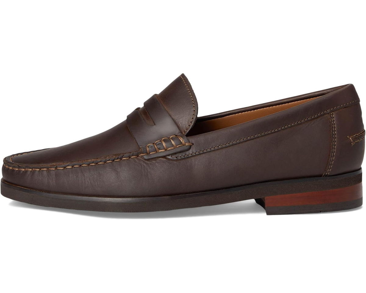 Men's Florsheim Berkley Flex Penny Loafers Brown Crazy Horse