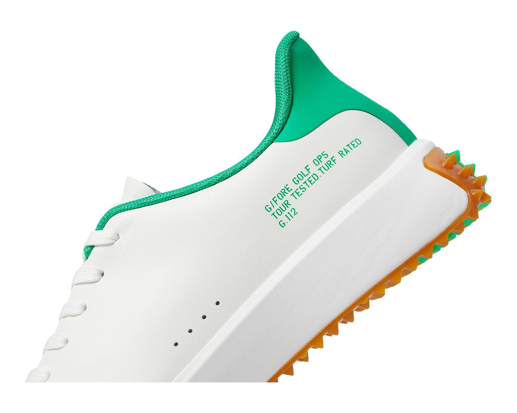Men's GFORE G.112 P.U. Leather Golf Shoes Snow/Toast