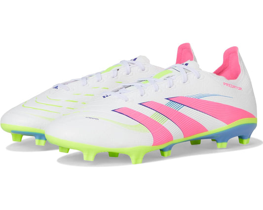 Unisex adidas Predator League Firm Ground/Multi Ground Soccer Cleats White/Lucid Pink/Lucid Lemon