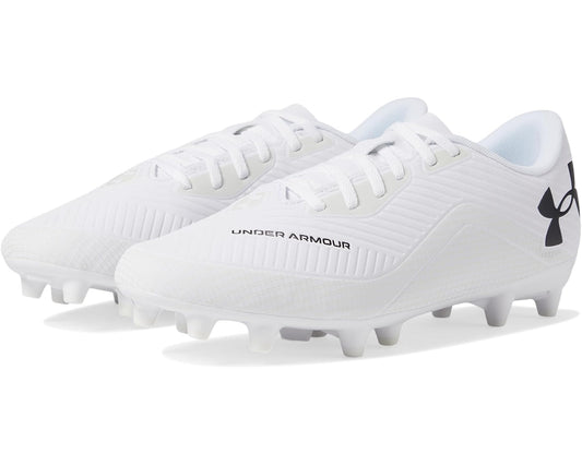 Unisex Under Armour Shadow Select 2 Football Cleats White/White Clay/Black