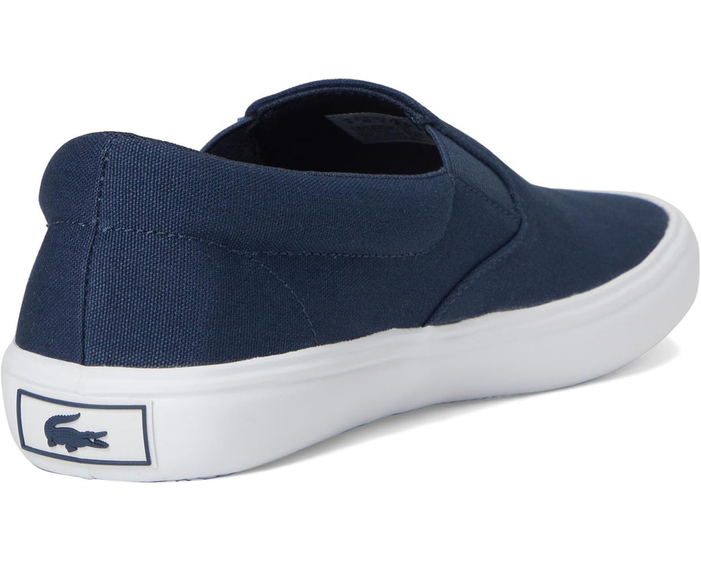 Men's Lacoste Slip-On Base Sneakers Navy/White