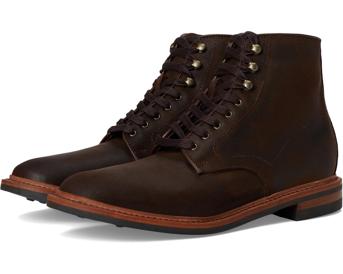 Men's Allen Edmonds Higgins Mill Lace-Up Brown Waxed Suede