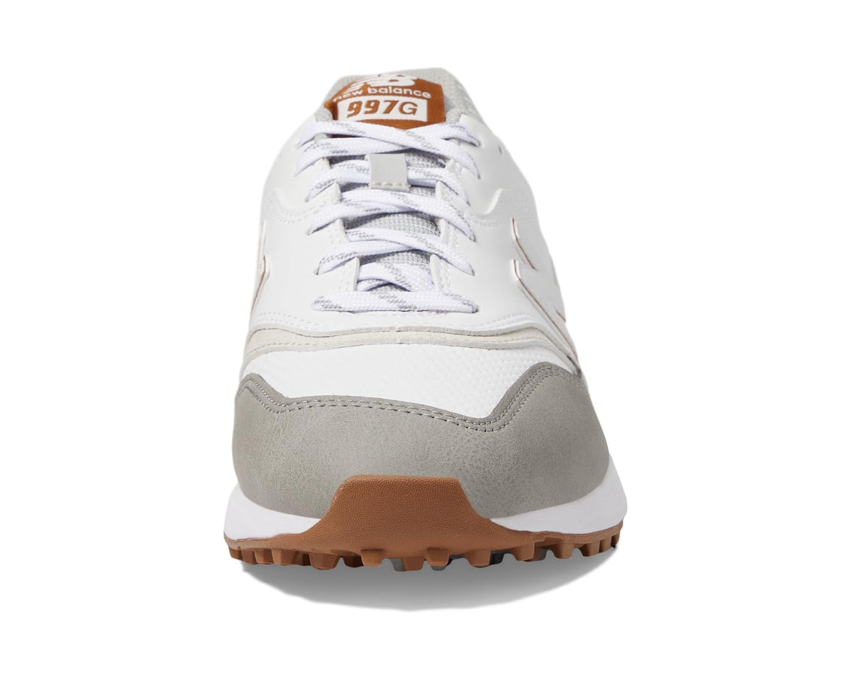 Men's New Balance Golf 997 SL Golf Shoes White/Grey
