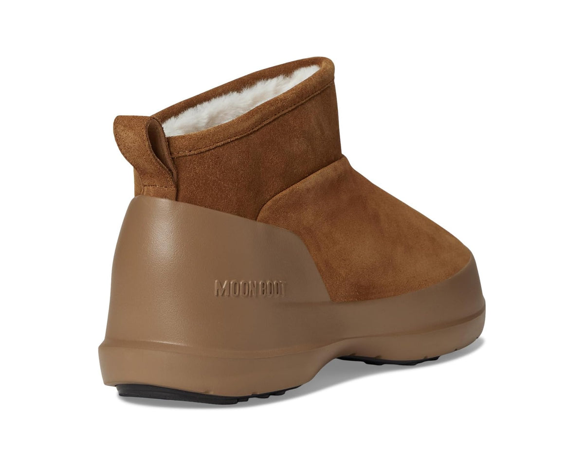 Unisex MOON BOOT Luna Low Boot Suede Cognac
