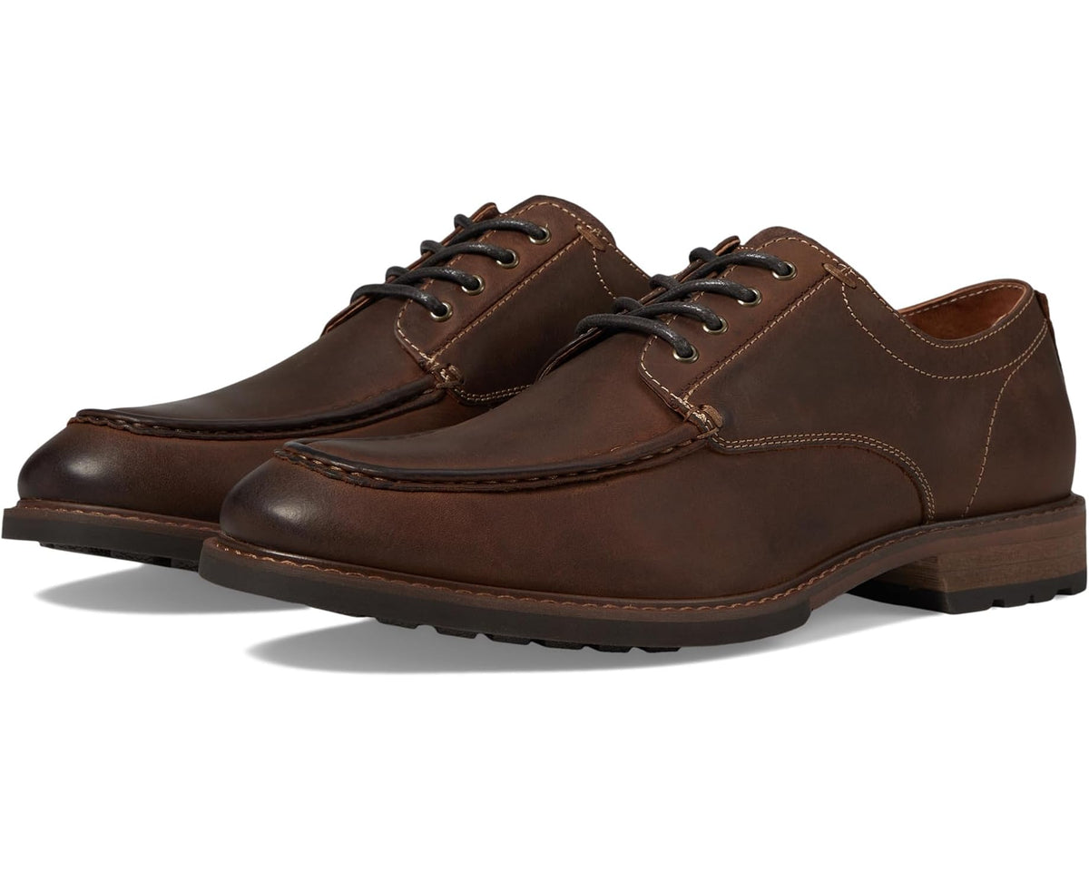 Men's Florsheim Lodge Moc Toe Oxford Brown Crazy Horse