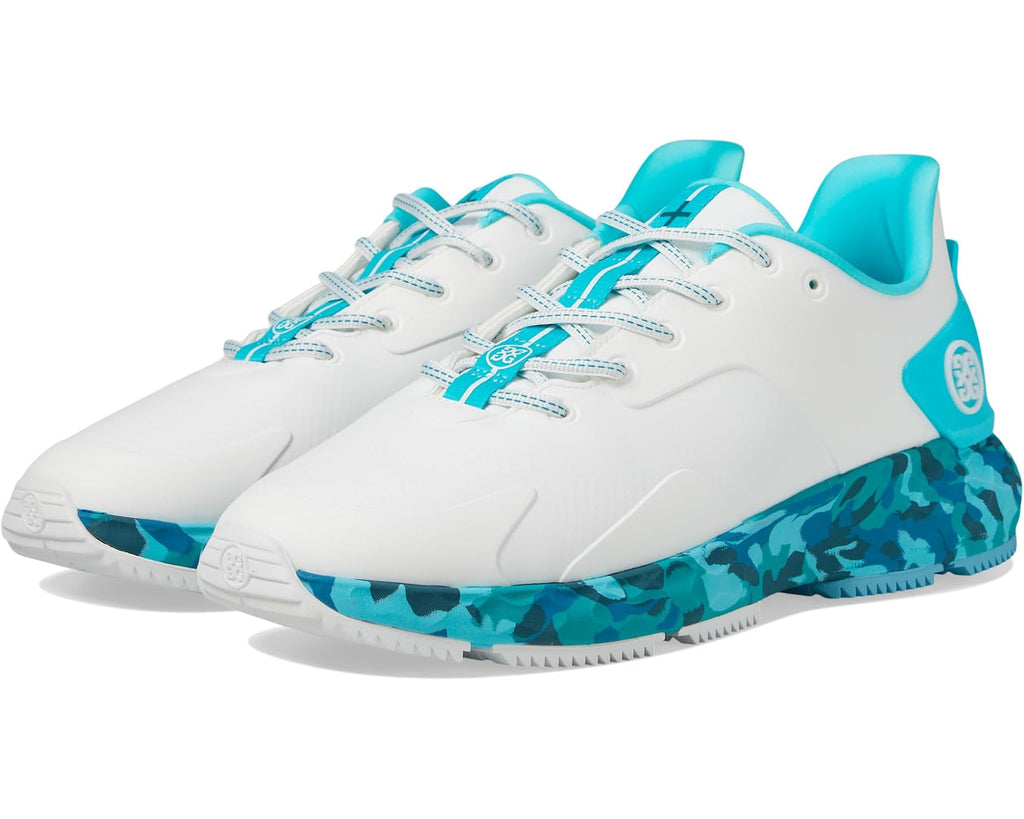 Men's GFORE MG4+ T.P.U. Camo Golf Shoes Snow/Sardinia