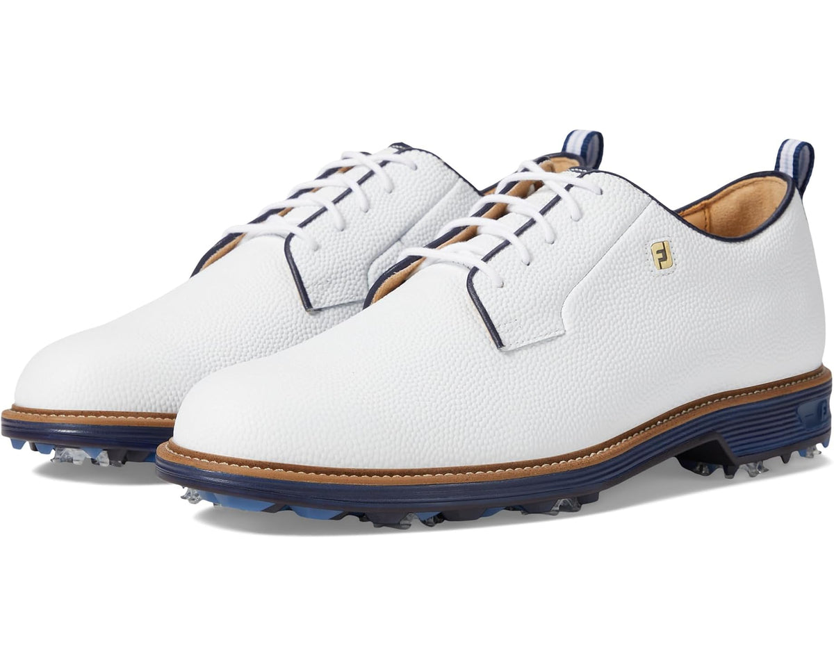Men's FootJoy Premiere Series - Field Golf Shoes- Previous Season White/White/Navy