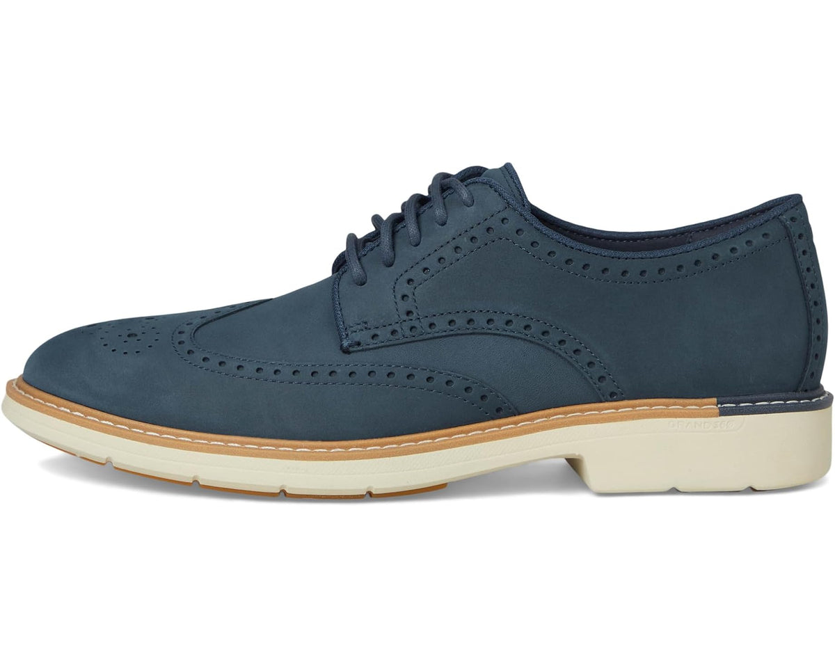 Men's Cole Haan Go-To Wing Oxfords Big Dipper Nubuck/Ivory