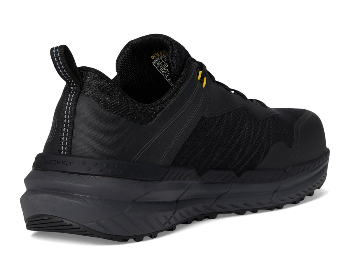 Men's KEEN Utility Speedworks Work Sneakers (Carbon-Fiber Toe) Black/Steel Grey