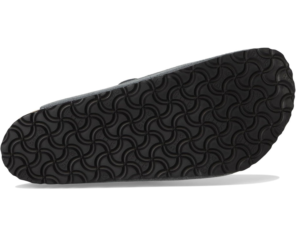 Men's Birkenstock Boston Soft Footbed - Suede Basalt Gray