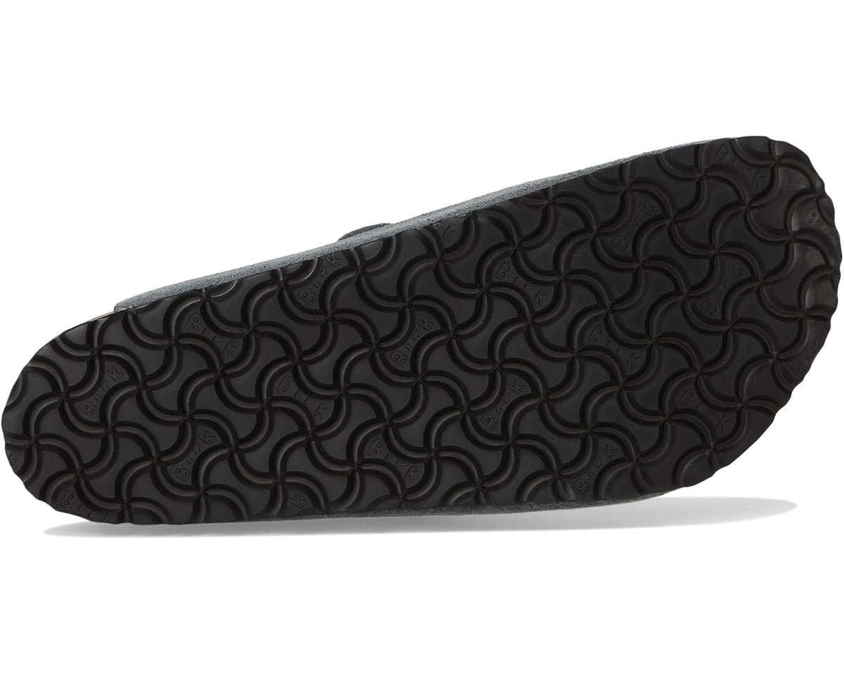Men's Birkenstock Boston Soft Footbed - Suede Basalt Gray