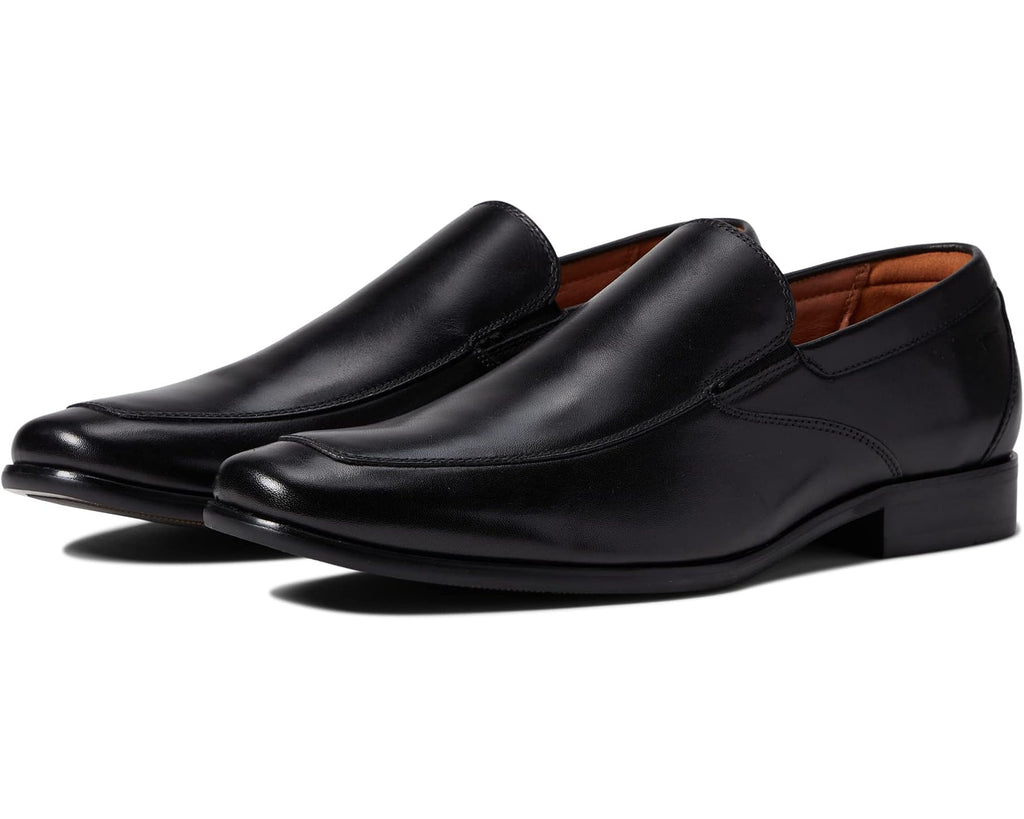 Men's Florsheim Postino Moc Toe Venetian Slip-On Black Smooth