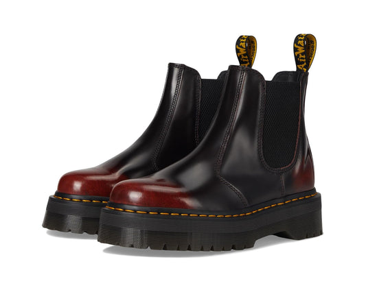 Unisex Dr. Martens 2976 Quad Chelsea Cherry Red